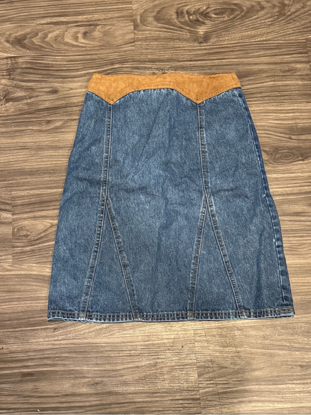 Bratz Denim Skirt Youth 10/12 Y2K Lace Up Western Jean 2002 Y2K - Picture 3 of 5